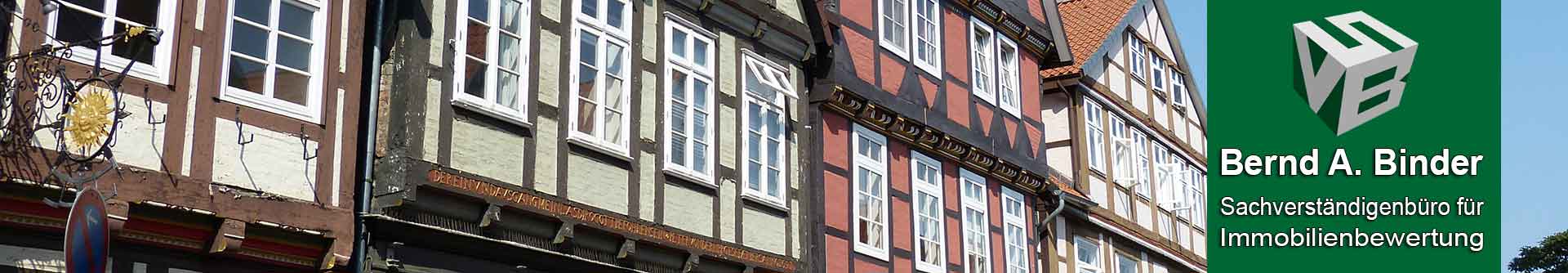 Header Altstadt Celle Sachverständiger und Gutachter für Immobilien Bernd A. Binder